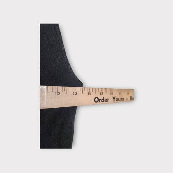 A.L.C. Womens Nello Racerback Tank Top Sm Black Cotton Blend Minimalist - Picture 6 of 8